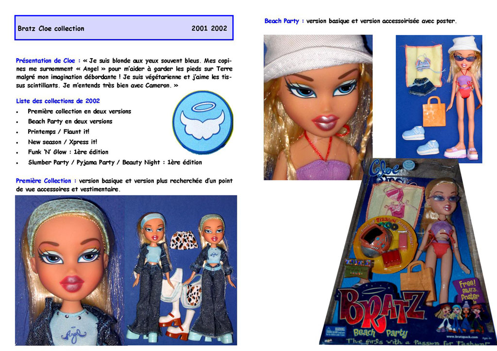 Poupée Bratz Beach Party Cloe – 2002 – MGA Entertainment – Occasion